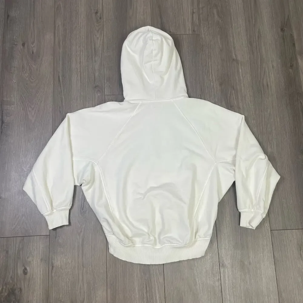 Madewell Relaxed Raglan Sleeve 365 Terry Ootoya Hoodie Sweatshirt US Women's XS - Picture 4 of 6